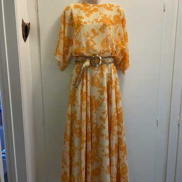 1970s Gorgeous Full Length Gown Medium
