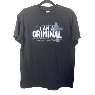 Vintage Christian Shirt I Am A Criminal - image 1