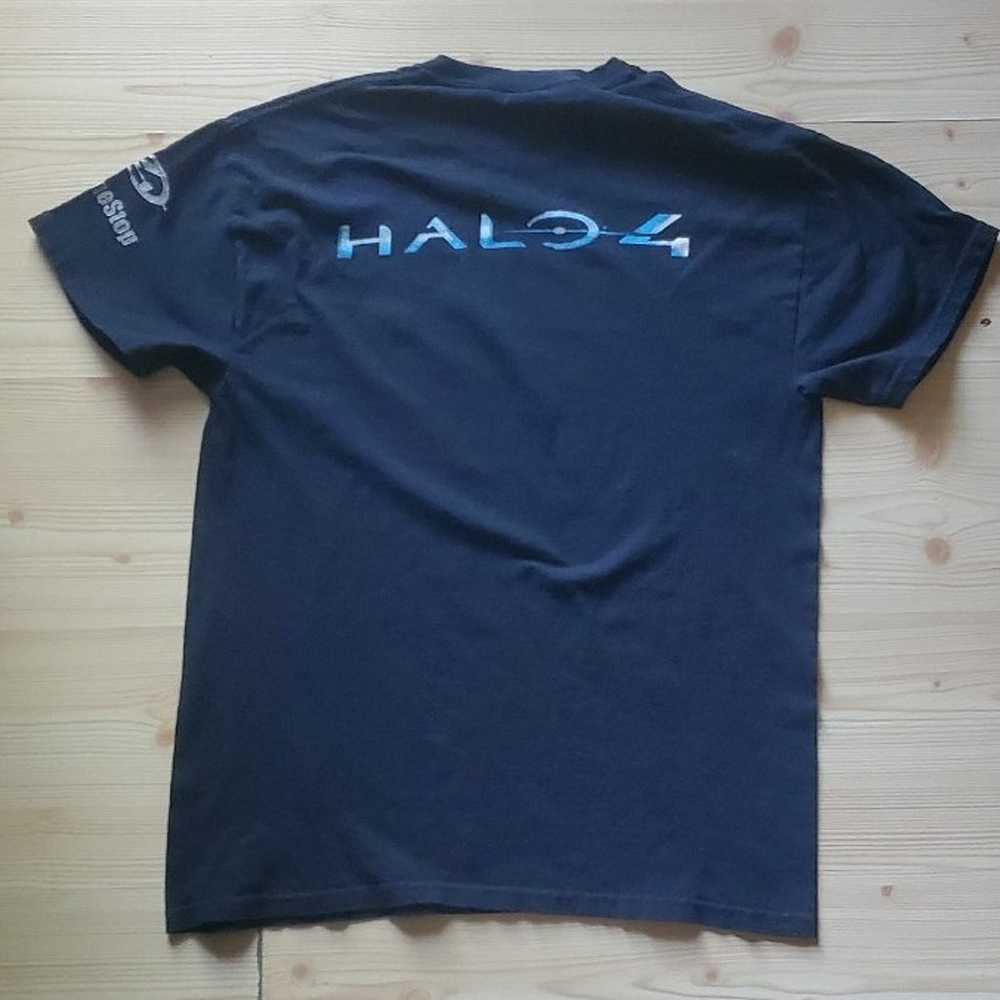 Halo 4 Gamestop Exclusive T-Shirt Black Logo Spar… - image 5