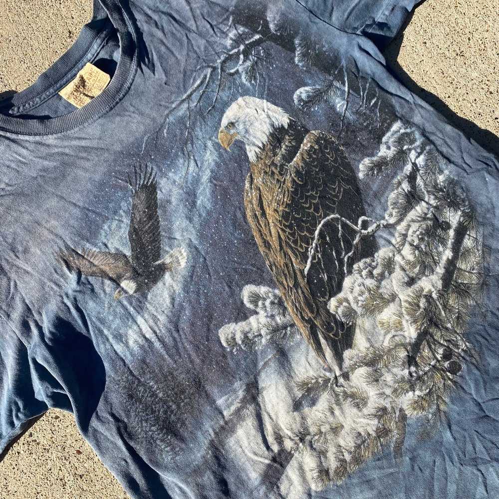 Vintage 1999 The Mountain Nature Tee Eagles in Wi… - image 2