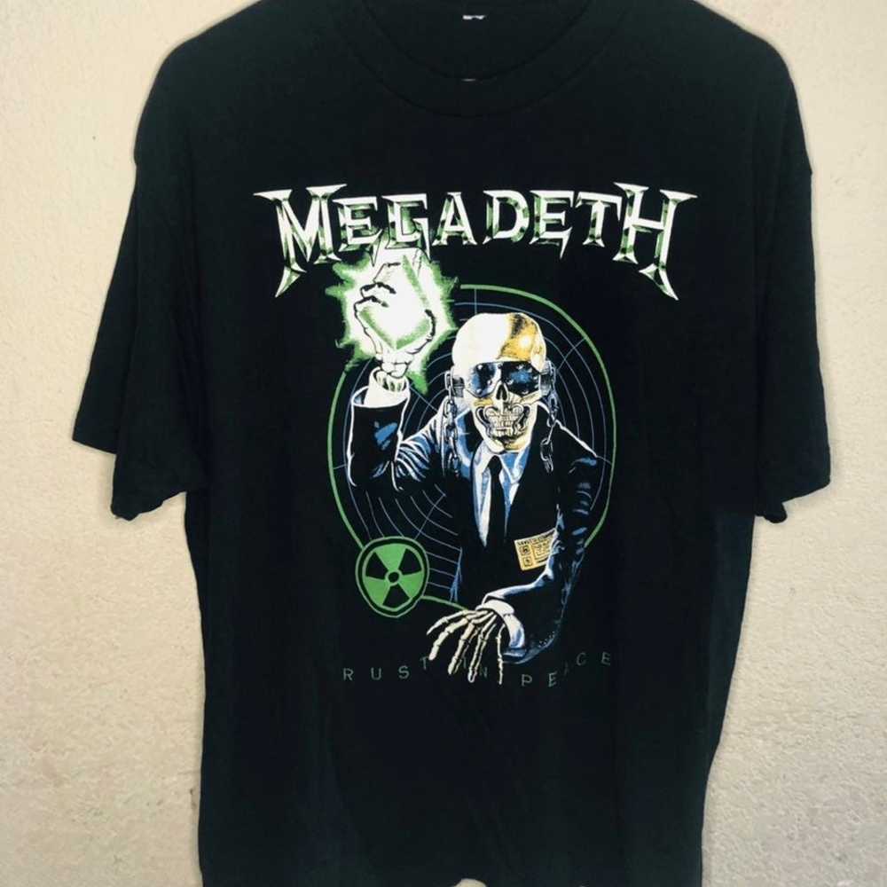 Vintage Megadeath band t shirt - image 2
