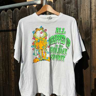 Vintage 80s Garfield T-shirt - image 1