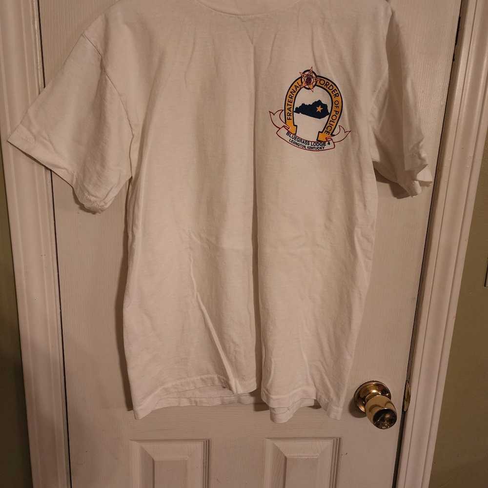 Vintage fraternal order of police shirt - image 4