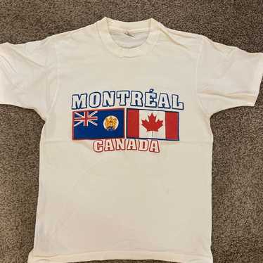 Men's Twenty Montreal T-Shirt Size M Made In Canada.