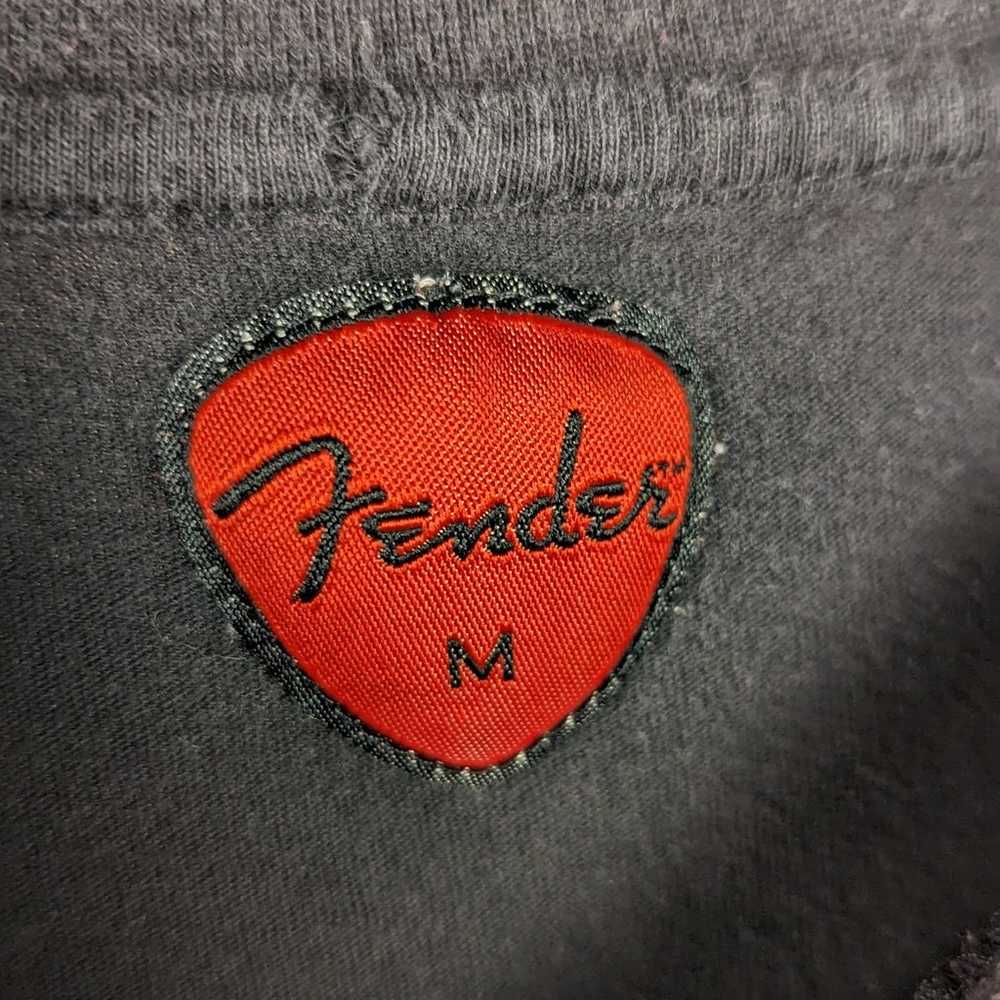 Vintage Pinup Fender T-Shirt Black Medium - image 4