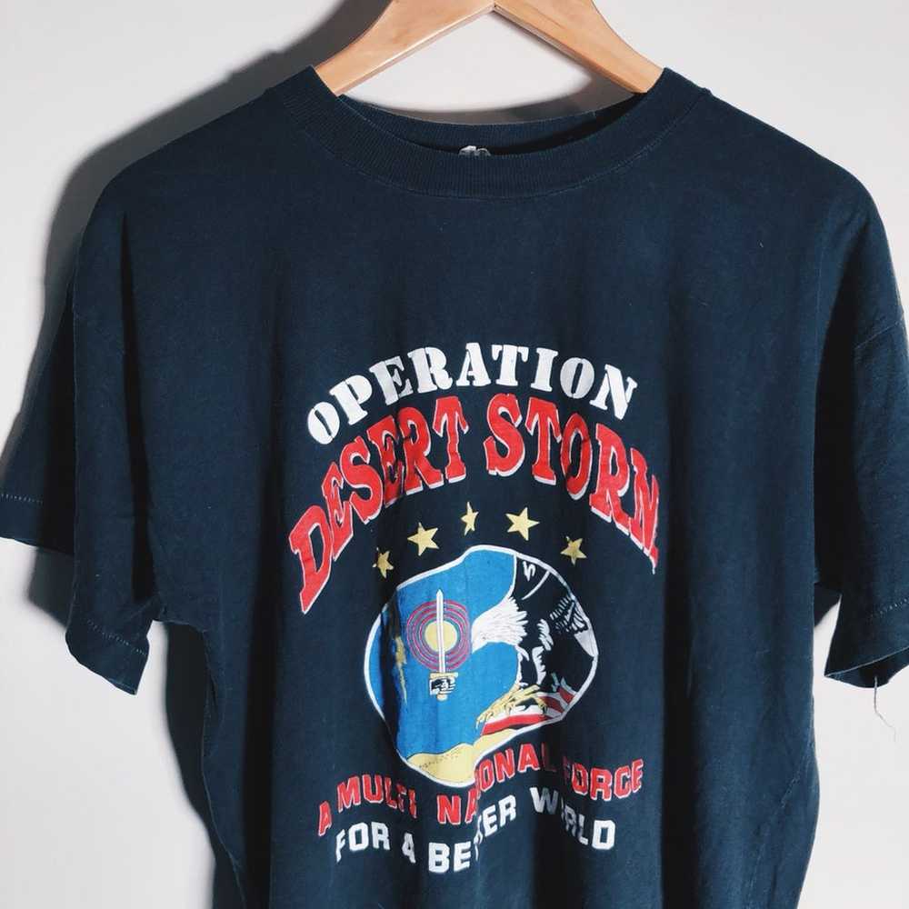 Vintage Operation Desert Storm T-shirt - image 3