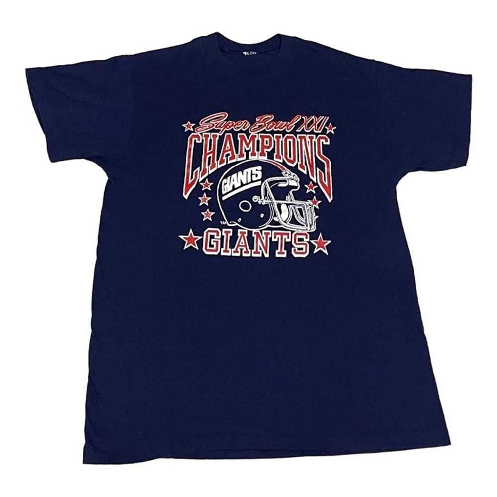 Vintage 1987 New York Giants Super Bowl T-Shirt *… - image 1