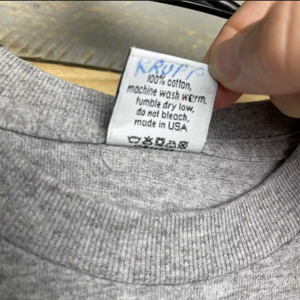 Vintage Calvin Klein Jeans CK Gray Logo T-Shirt A… - image 3