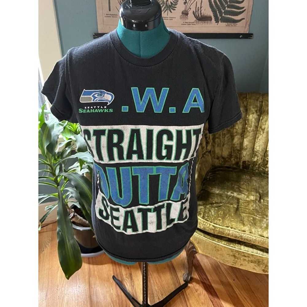 Vintage Early 2000s Seattle Seahawks "Straight Ou… - image 1