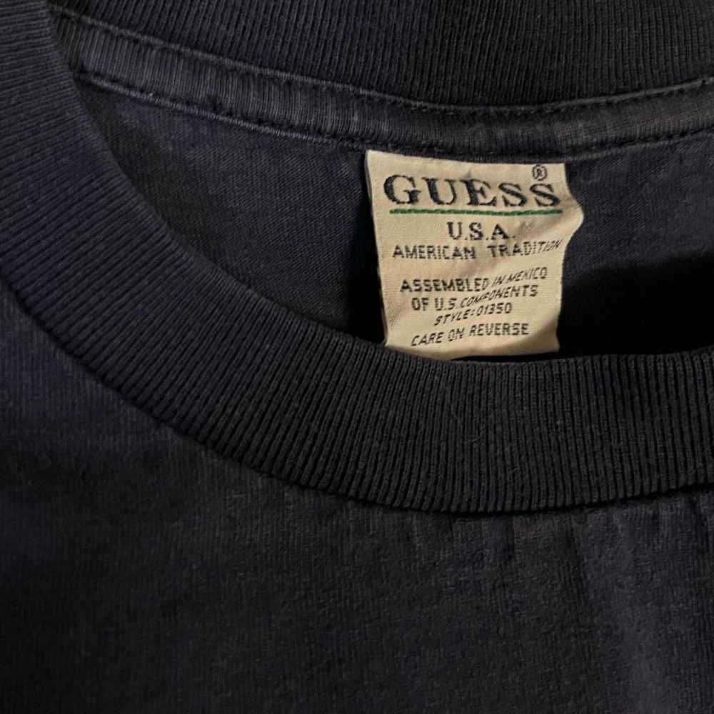 Vintage Guess Jeans  Reflective Logo Shirt - image 3