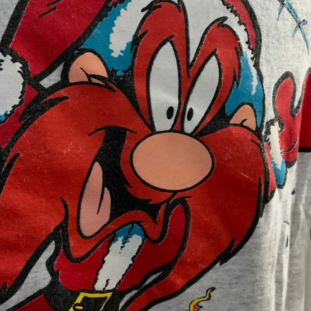 Vintage Looney Tunes Yosemite Same Christmas Shirt - image 6