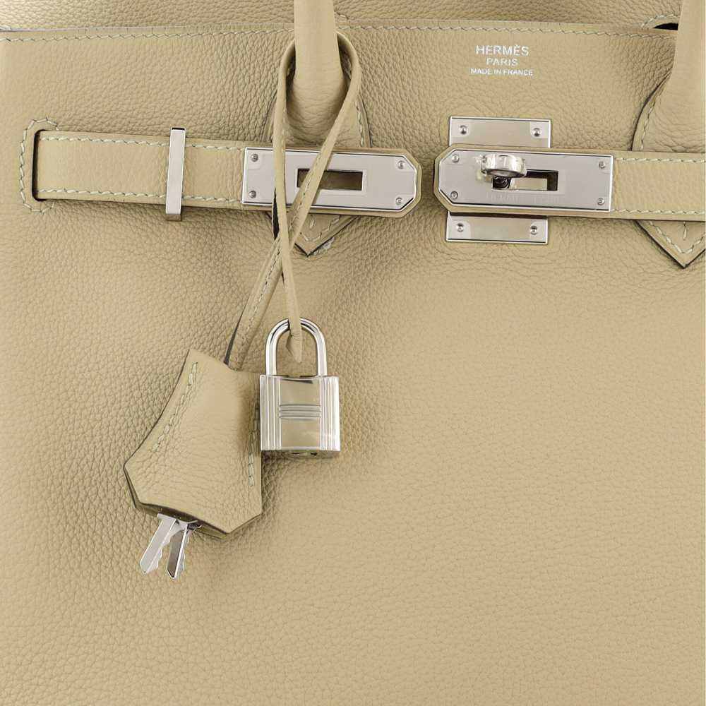 Hermes Birkin Handbag Light Togo with Palladium H… - image 7