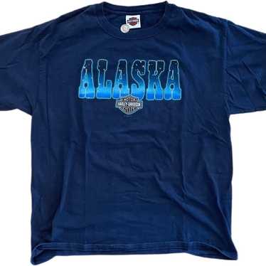 Vintage Harley Davidson Shirt Alaska  Men's Mediu… - image 1