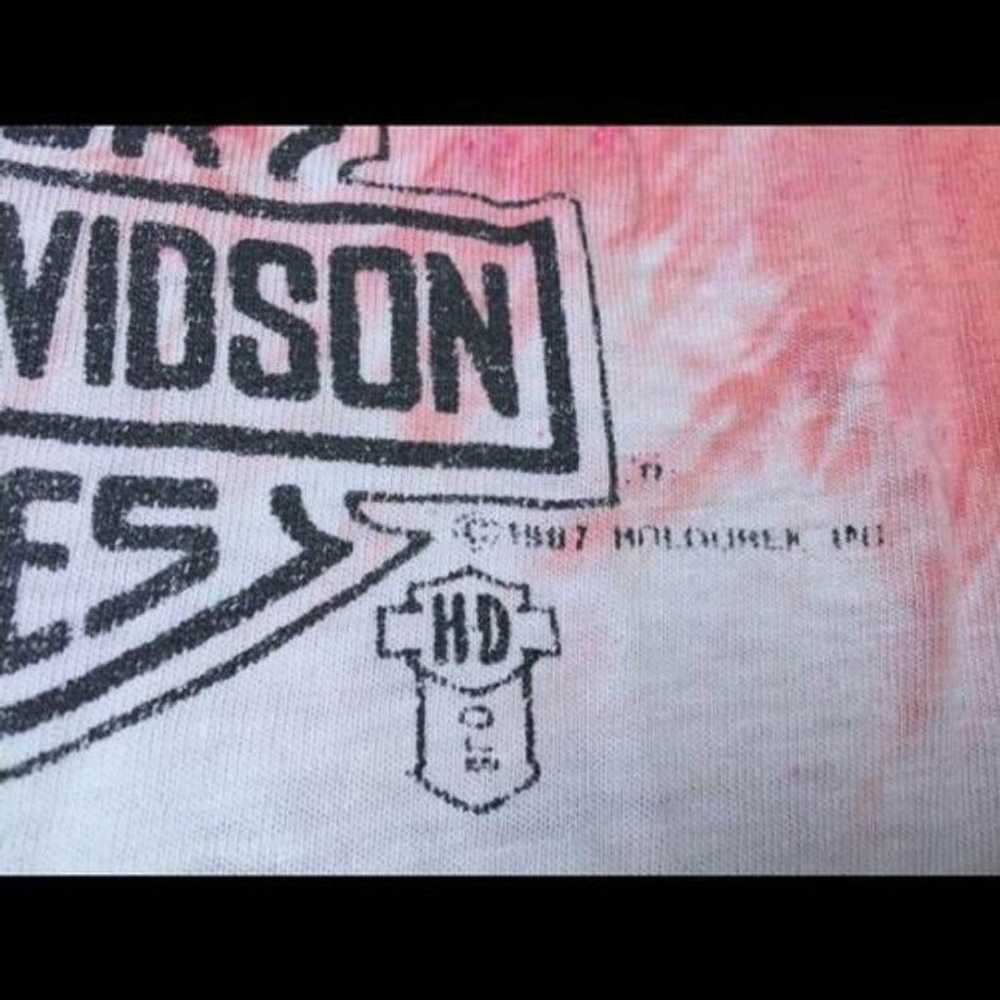 Vintage Harley Davidson tie dye Shirt - image 4