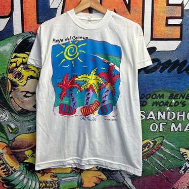 Vintage 90’s Playa Del Carmen Tee Size Medium