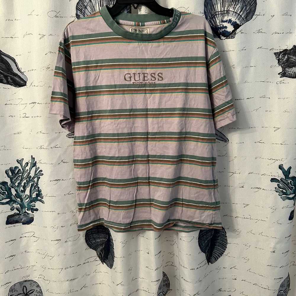 Vintage Guess Striped Shirt Men’s Medium - image 1