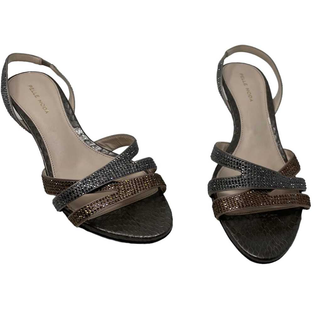 Pelle Moda Pelle Moda leather slingback sandals h… - image 3