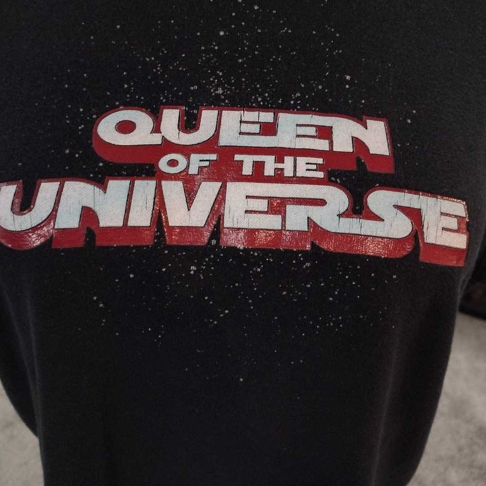 Vintage 90s Girl Rebel Queen Of The Universe Crop… - image 2