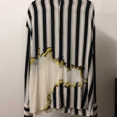 Haider Ackermann Striped Flame Silk Shirt - image 1