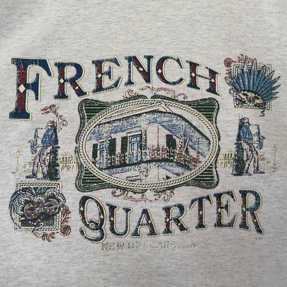Alore 90's Vintage French Quarter Graphic Short S… - image 3
