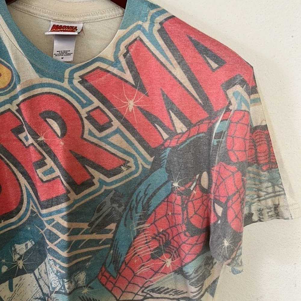 Vintage Marvel Spiderman Comic Shirt - image 3