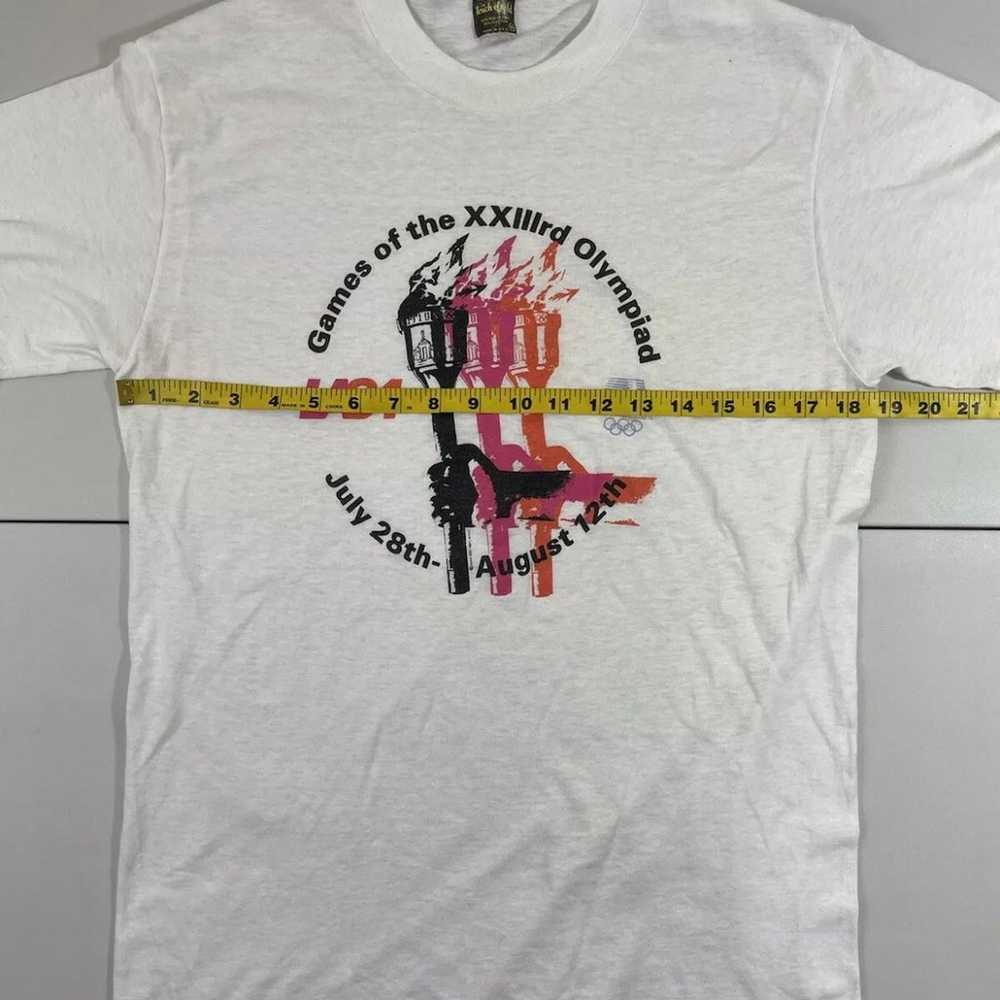 Vintage 1984 Los Angeles 23rd Olympics Shirt - image 10