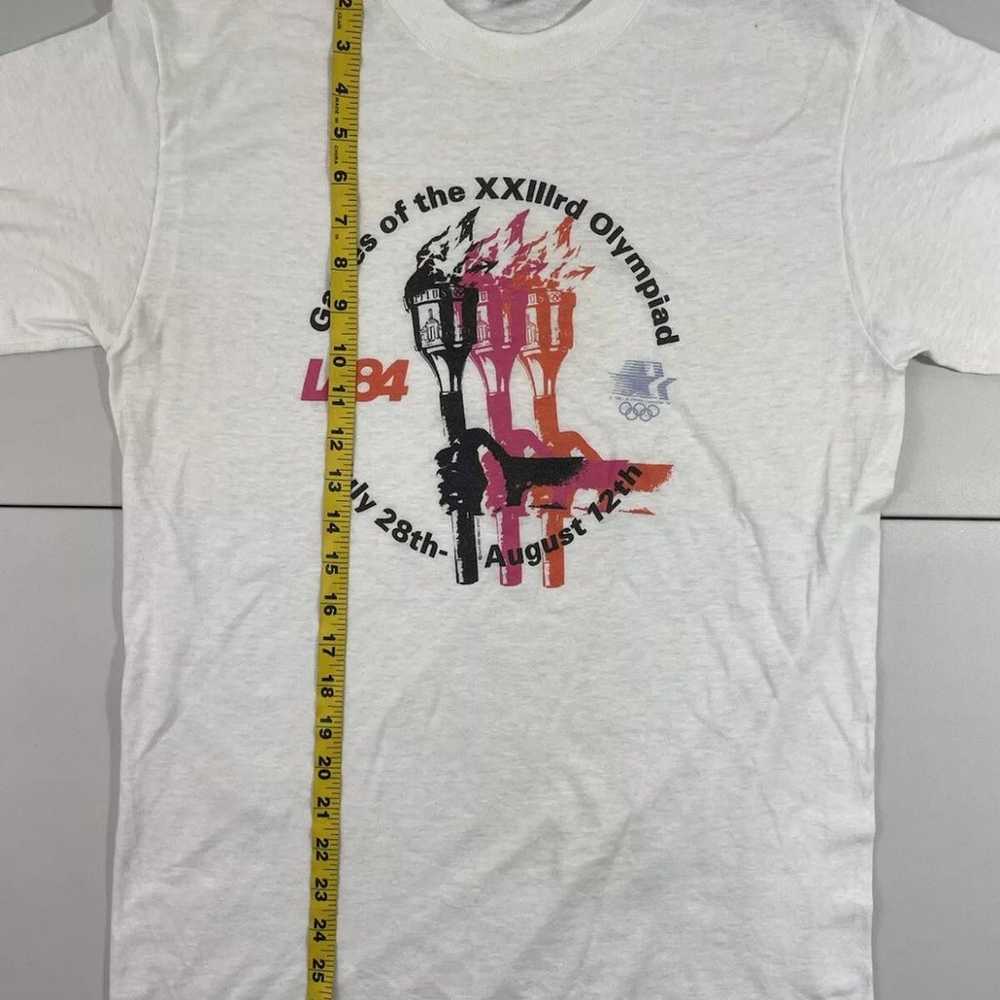 Vintage 1984 Los Angeles 23rd Olympics Shirt - image 11