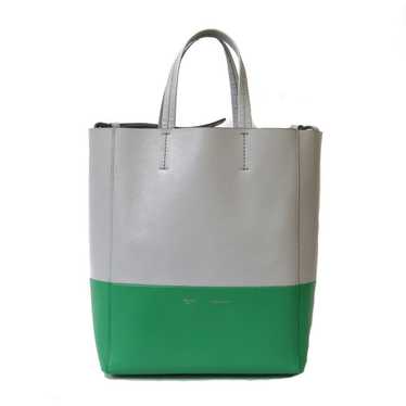Celine CELINE Vertical Cover Handbag Leather Gray… - image 1