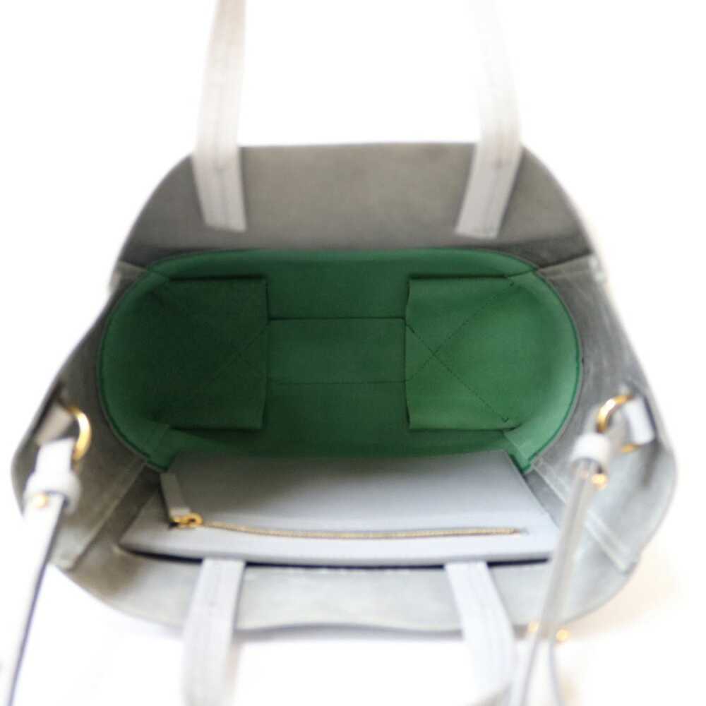 Celine CELINE Vertical Cover Handbag Leather Gray… - image 7