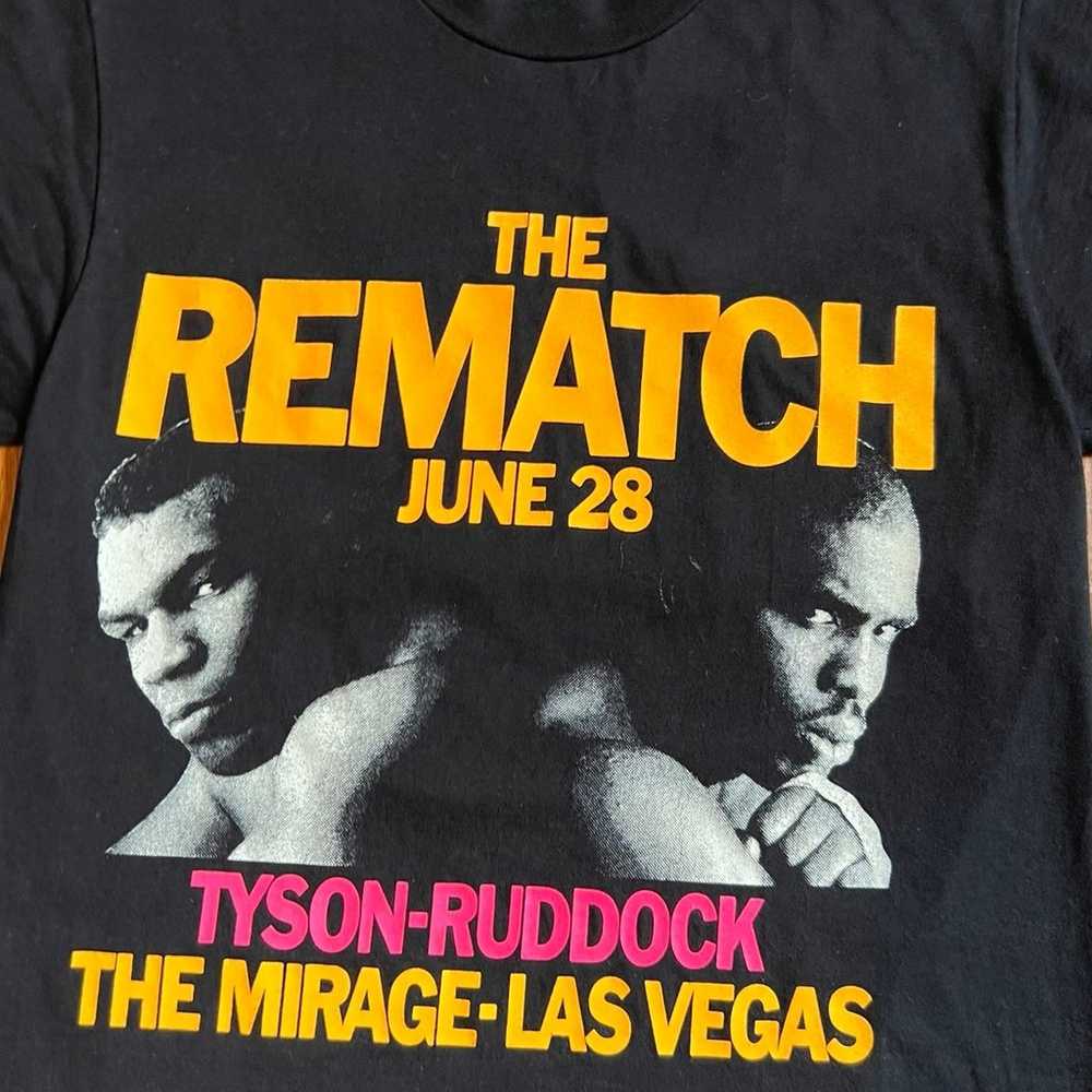 Vintage Mike Tyson boxing tee shirt 90s rap tee h… - image 1