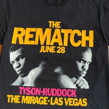 Vintage Mike Tyson boxing tee shirt 90s rap tee h… - image 1