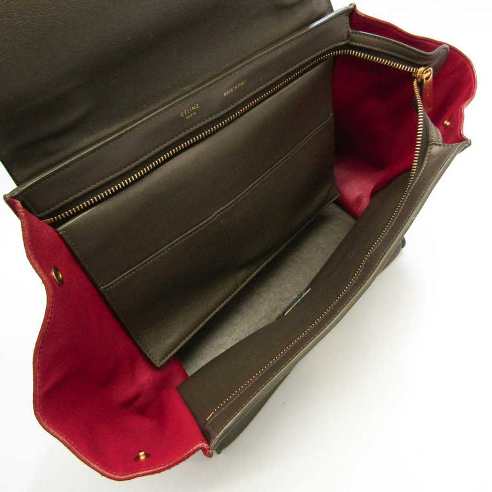 Celine CELINE Trapeze Women's Leather,Suede Handb… - image 3