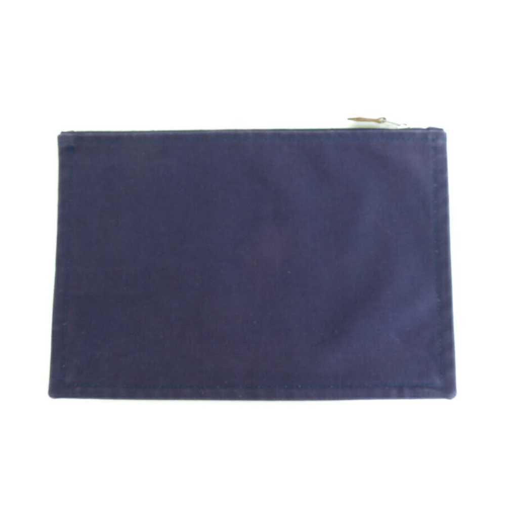 Hermes Hermes Pouch Multi Case BAIN Cotton Purple… - image 2