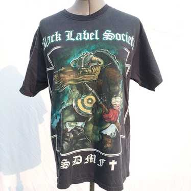 Vintage 90's Black Label Society Shirt MED Black H