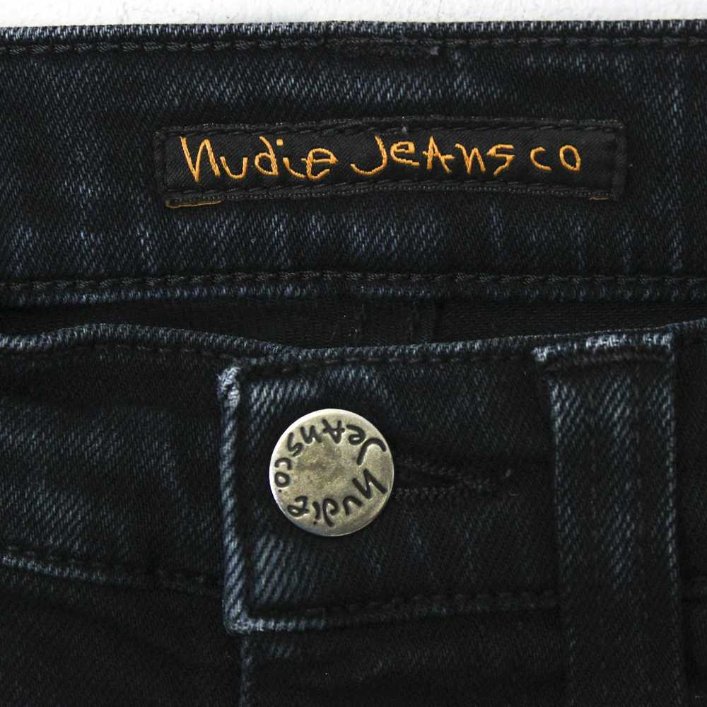 Nudie Jeans High Kai W24 L32 Black High Rise Pant… - image 5