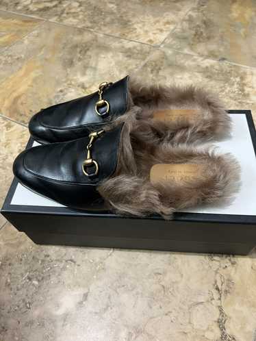 Gucci Gucci Princetown Fur Loafer
