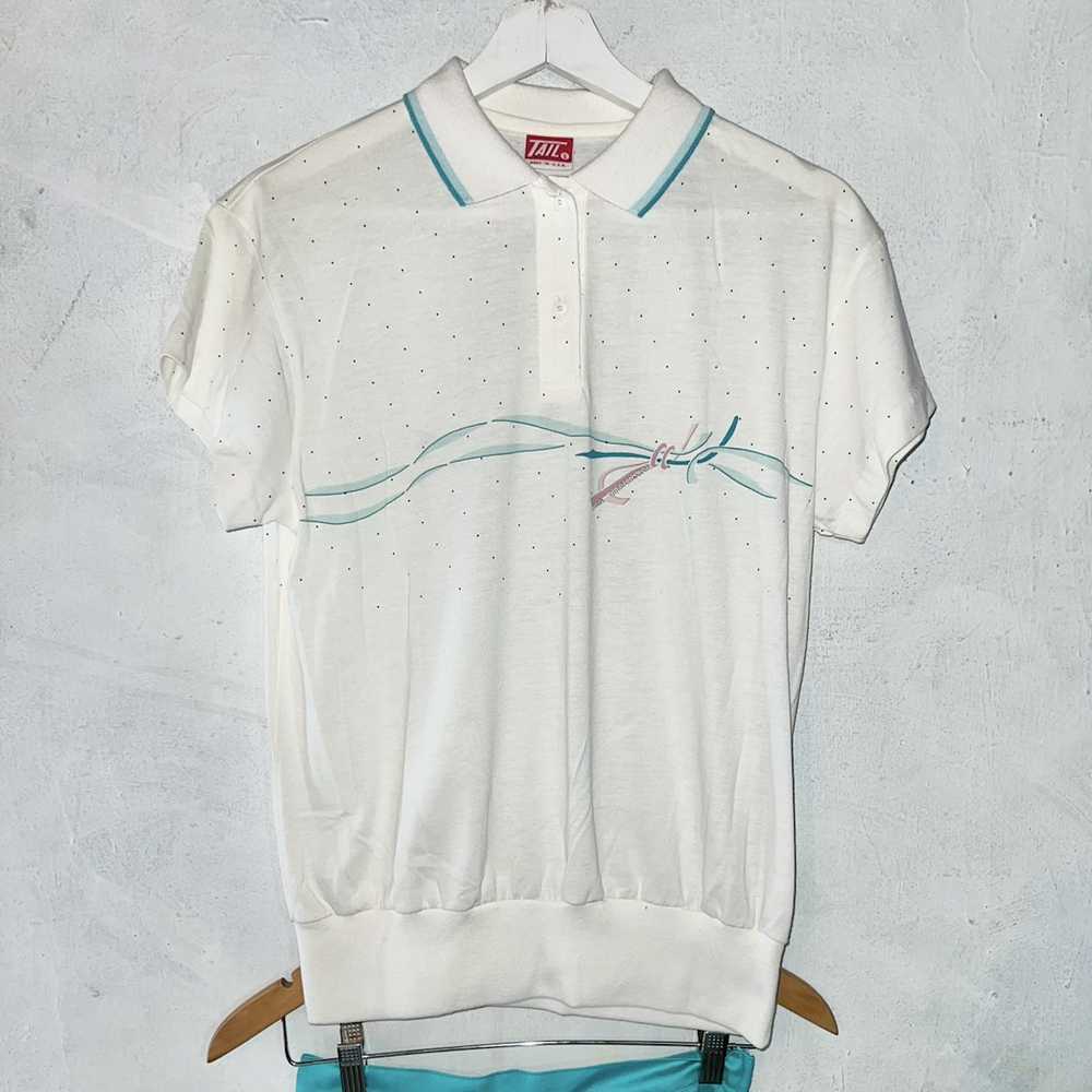 Vintage Vintage Tail Tennis Polo Shirt Sm - image 1