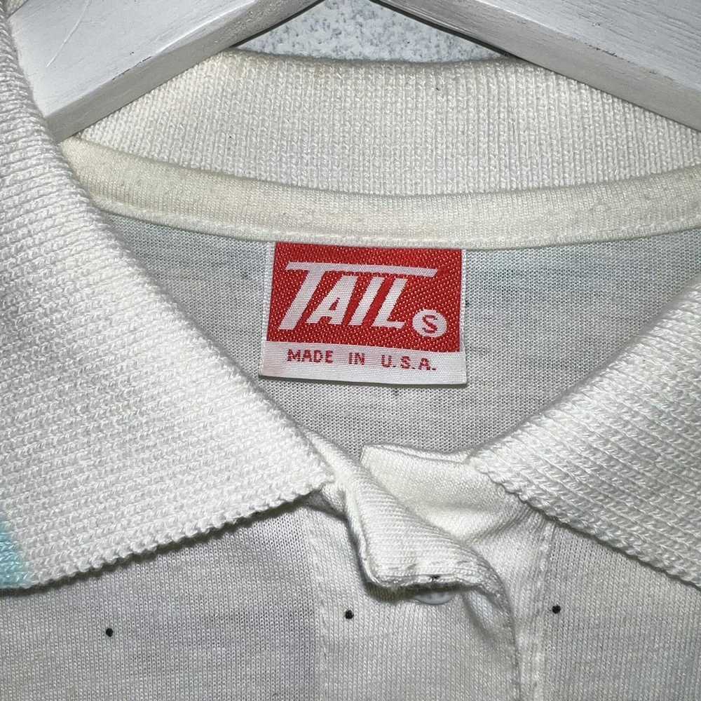 Vintage Vintage Tail Tennis Polo Shirt Sm - image 3