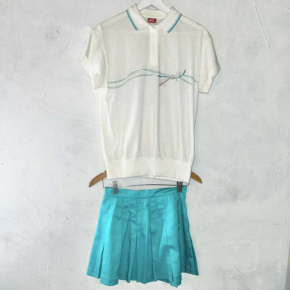 Vintage Vintage Tail Tennis Polo Shirt Sm - image 8