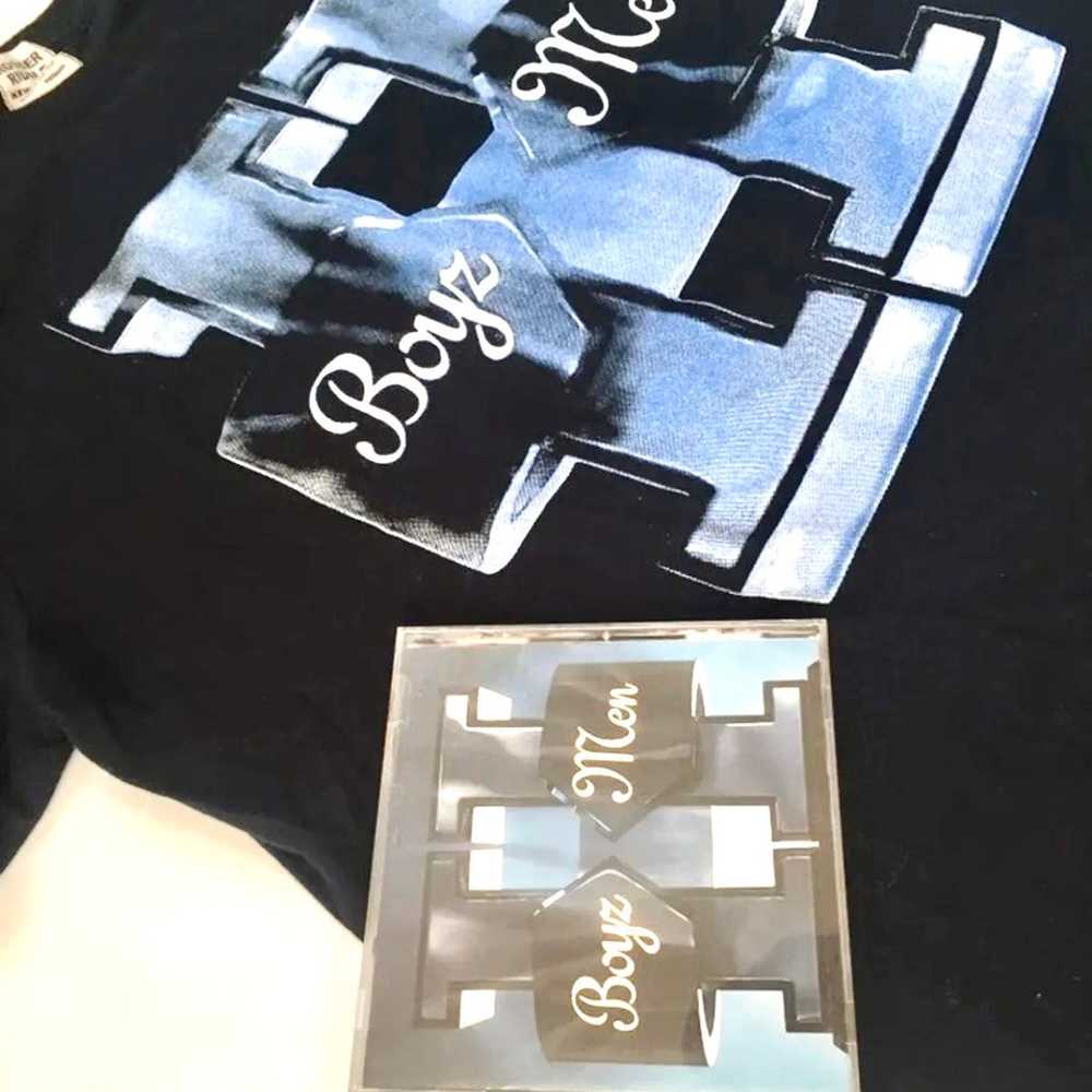 Boys II Men Shirt & CD Music Album - image 1