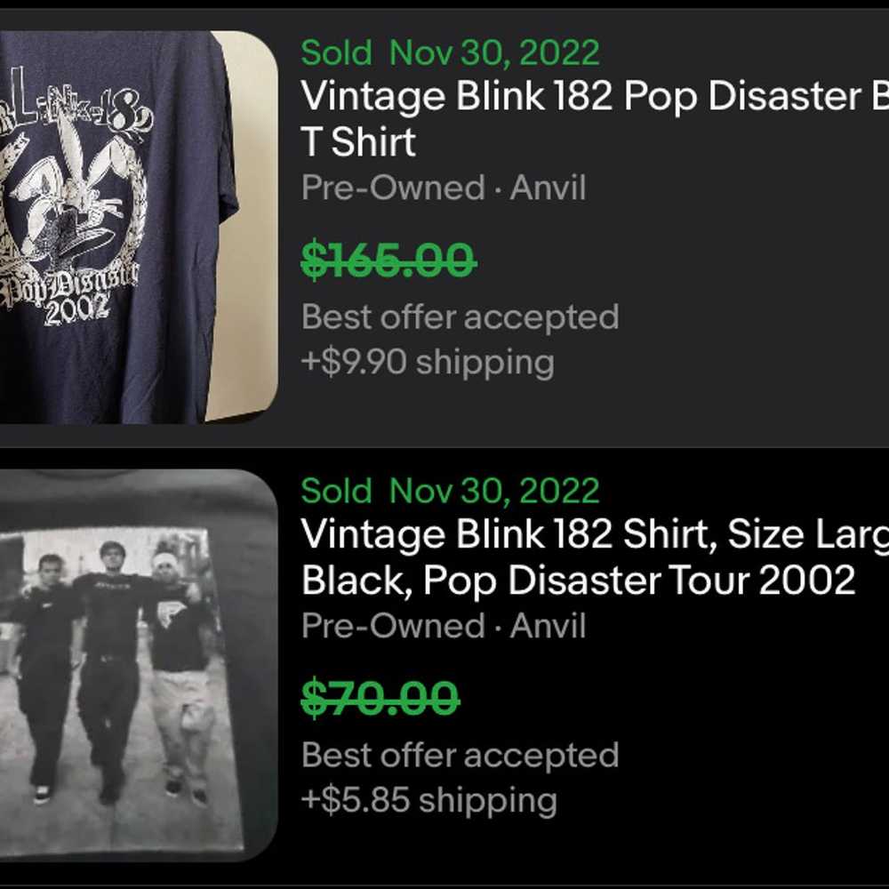 Vintage Blink 182 Pop disaster shirt - image 4