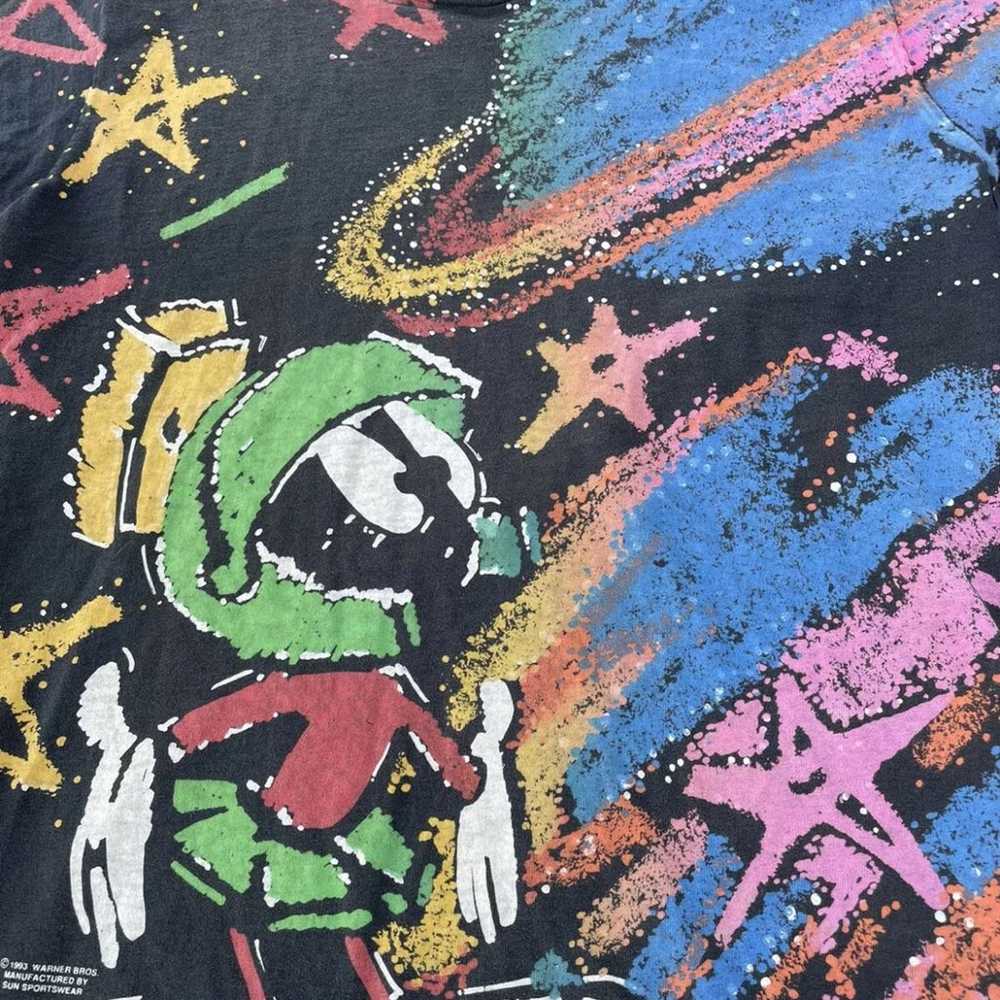 1993 Marvin Martian All Over T Shirt M - image 2