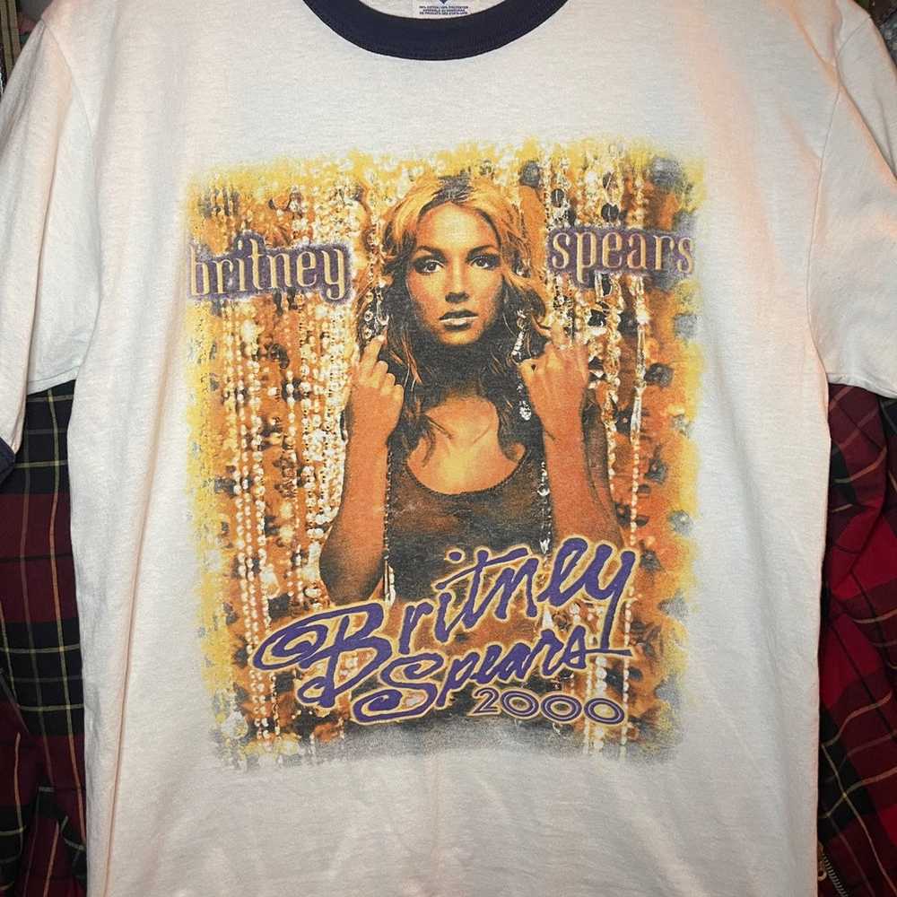 Vintage Britney Spears Tour Merch Sz M - image 3
