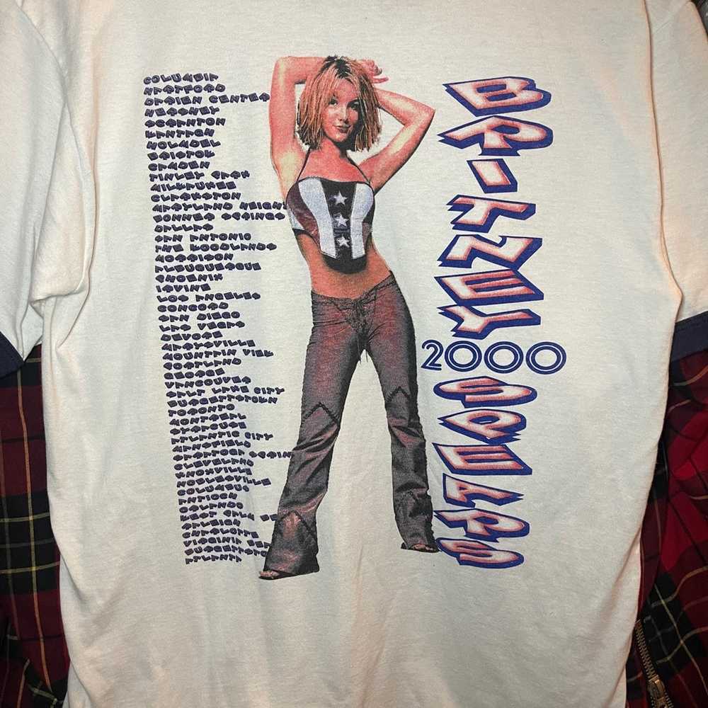 Vintage Britney Spears Tour Merch Sz M - image 4