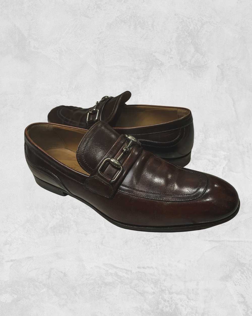 Gucci Horsebit Jordaan Low Heel Loafers - image 1