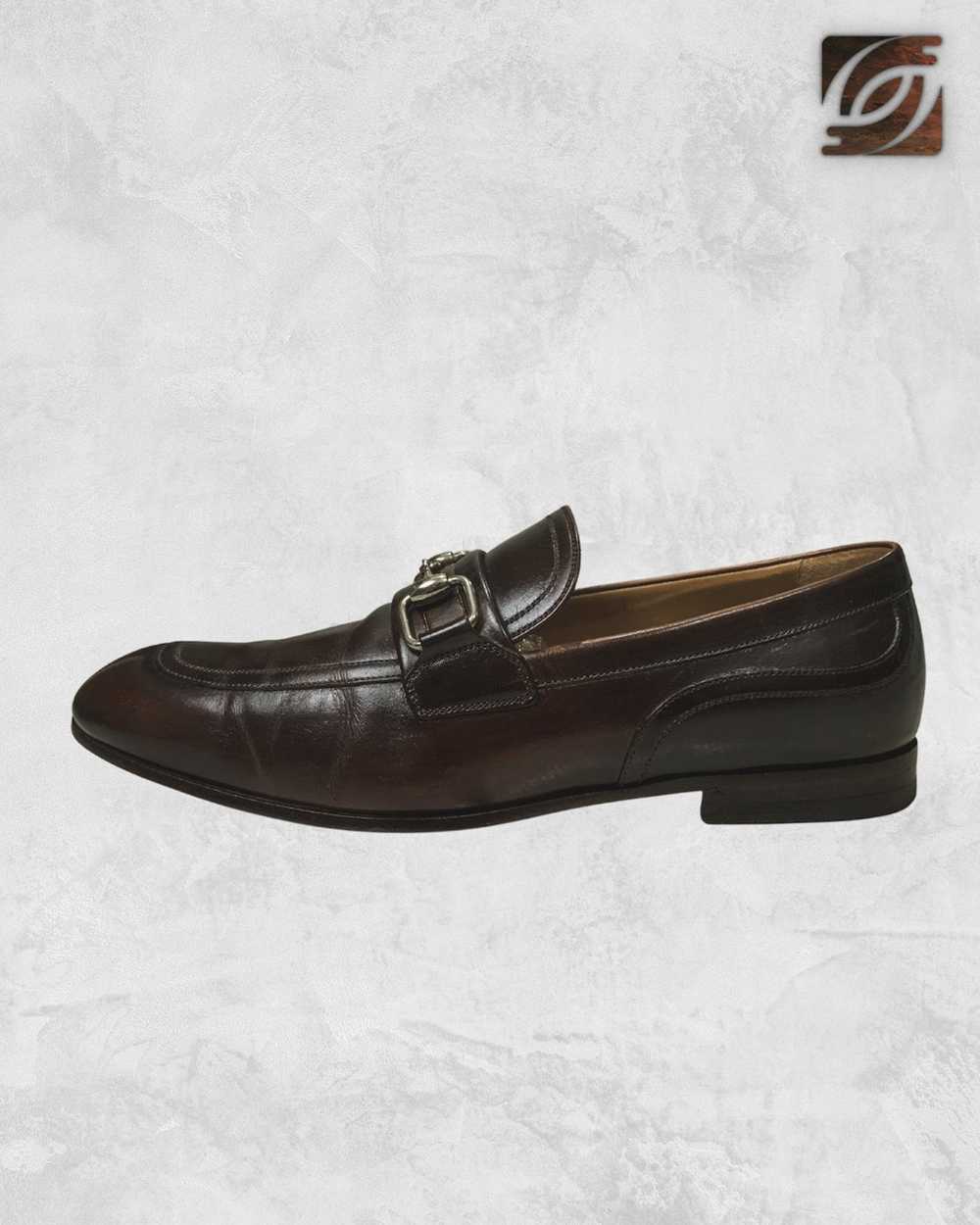 Gucci Horsebit Jordaan Low Heel Loafers - image 2