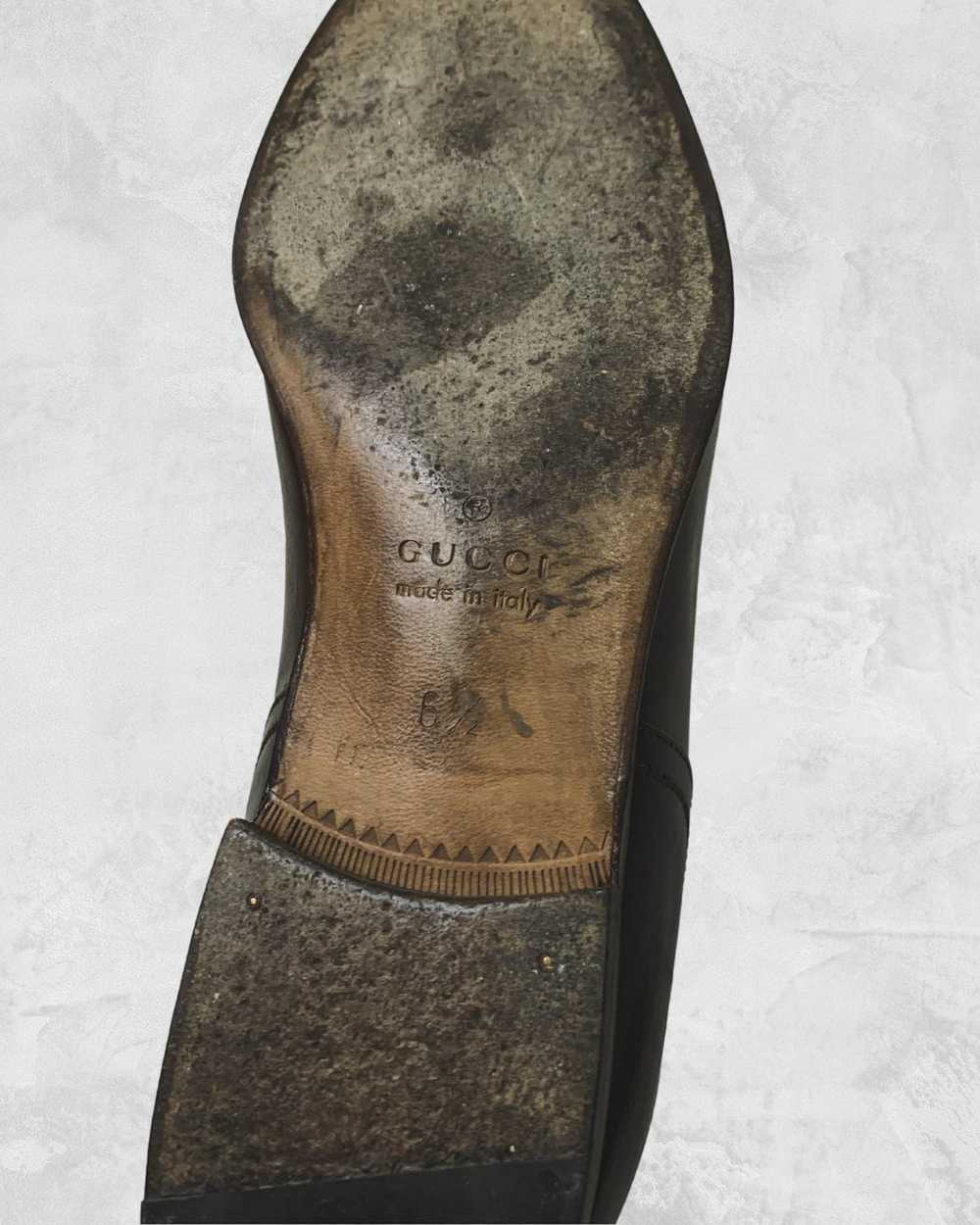 Gucci Horsebit Jordaan Low Heel Loafers - image 8