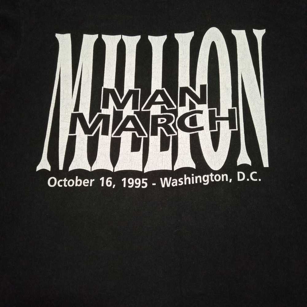 Vintage/Authentic/Rare.. Million Man March Tee - image 2