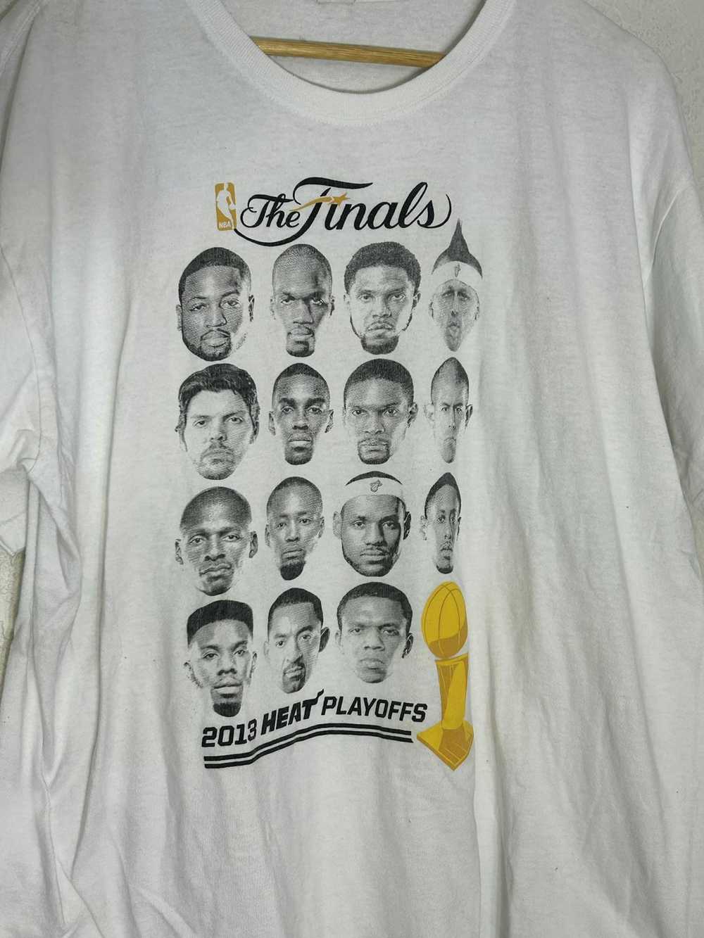 NBA 2013 NBA Finals Miami Heat Head Tee - image 2