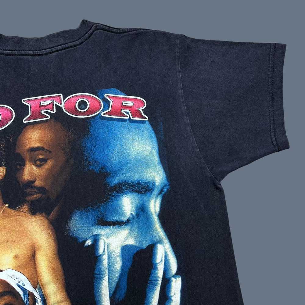 Vintage 1990s 2Pac Do For Love Memorial Rap Tee T… - image 10